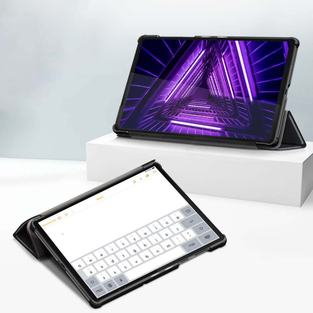 Just in Case Smart Tri-Fold Case - Lenovo M10HD - Zwart