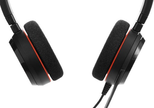 Jabra Evolve 20 MS Stereo (Zwart/Rood)