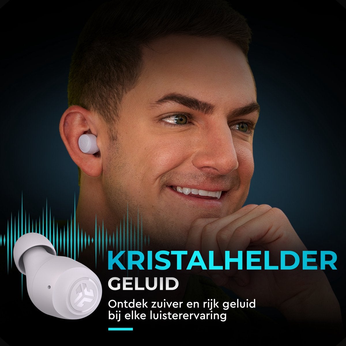 JLab Go Air Pop True Wireless Paars