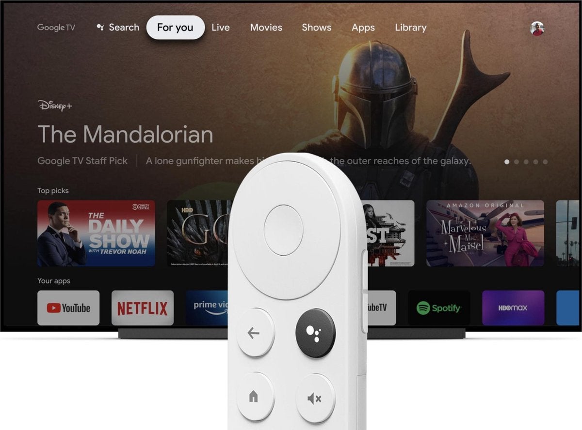 Google Chromecast met Google TV 4K (GA01919-DE)