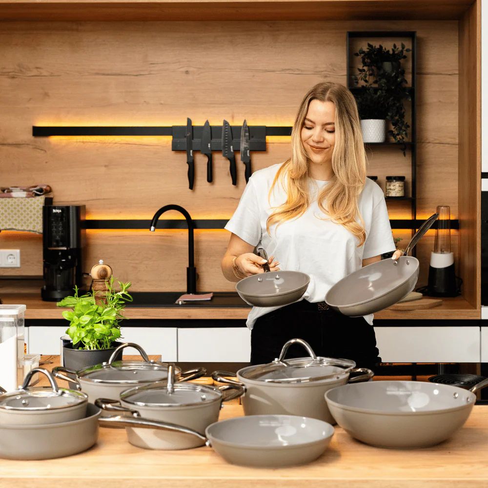 Cook & Pan Taupe of Mind Koekenpan 24 cm