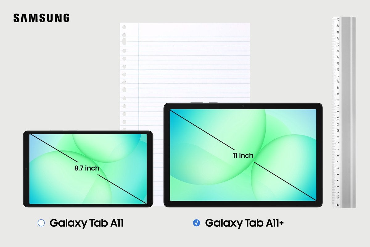Samsung Galaxy Tab A11+ 6GB 128GB Enterprise Edition Grijs