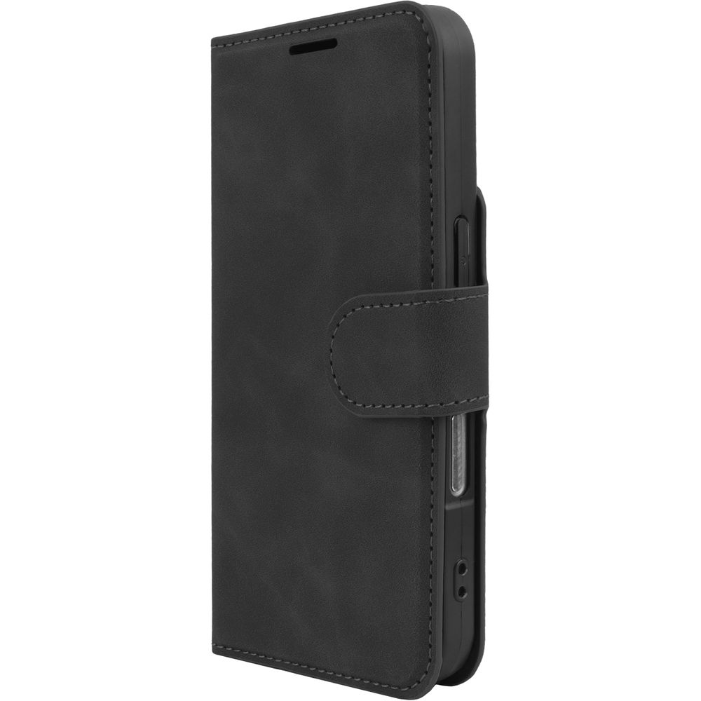 Just in Case iPhone 16 Premium Wallet Case Zwart