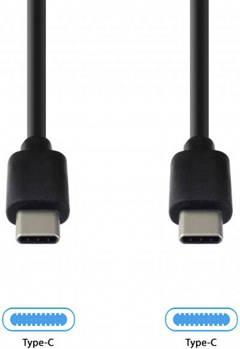 Grab 'N Go USB-C kabel Zwart 2 meter