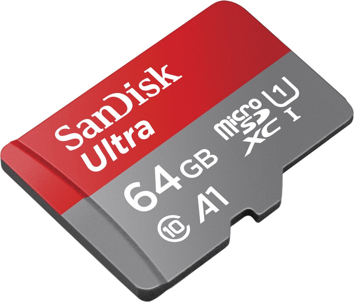 SanDisk Ultra microSDXC 64GB + SD-adapter