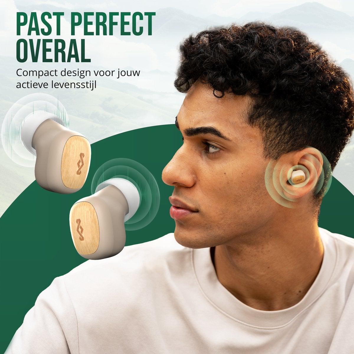House of Marley Smile Jamaica Mini True Wireless Cream