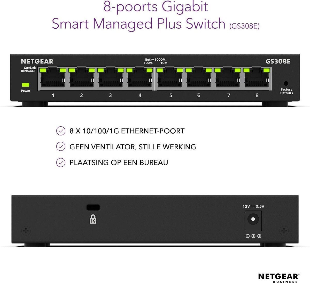 Netgear GS308E-100PES