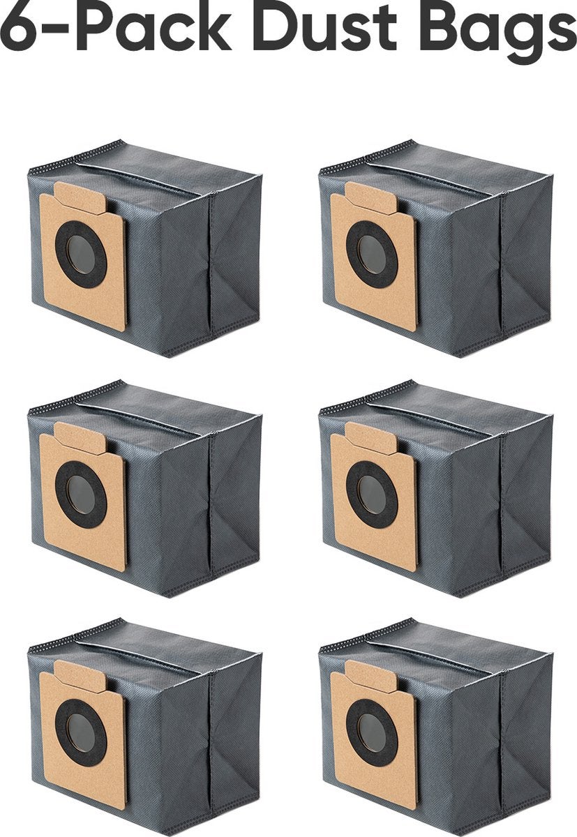 Eufy antibacteriële en geurverdrijvende stofzak voor X8 Pro-serie + X10 (6 stuks)
