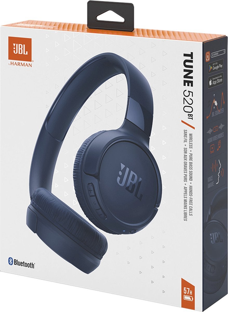 JBL Tune 520 BT Blauw
