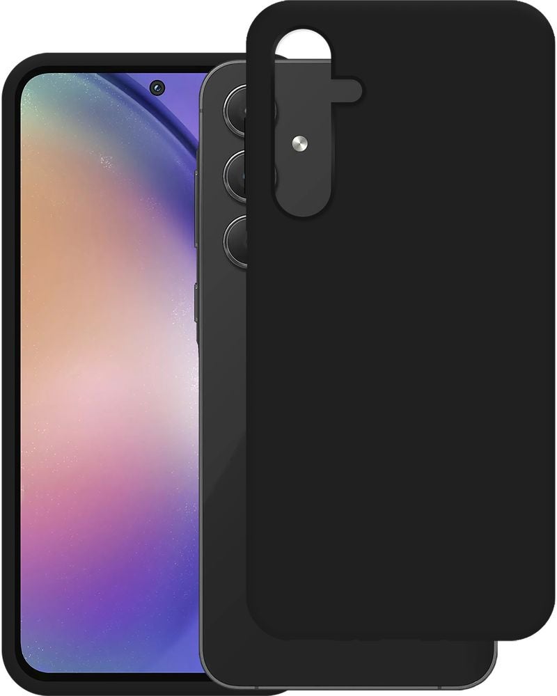 Just In Case Samsung Galaxy A55 TPU Rubber Case Zwart