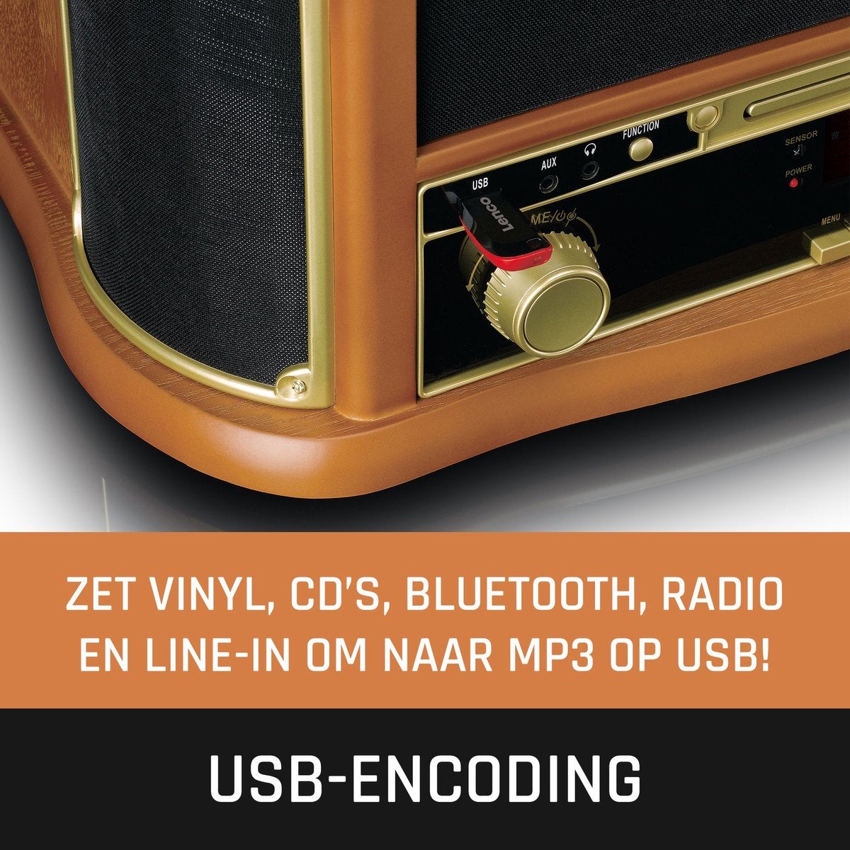 Lenco Classic Phono TCD-2571WD