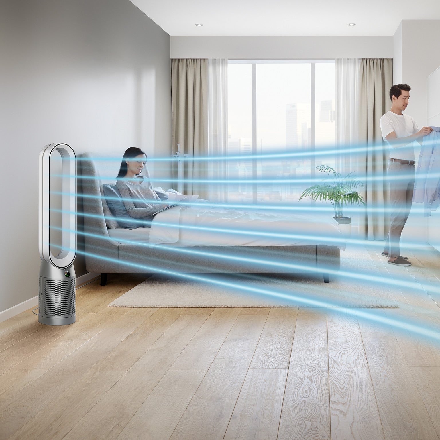Dyson TP07 Purifier Cool Wit/Zilver